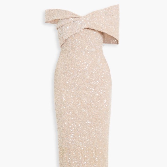 Rachel Gilbert sequin gown - Picture 2 of 5